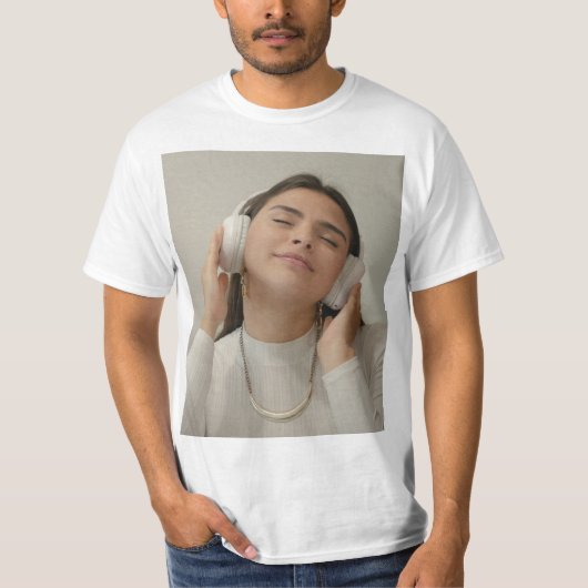 Custom Full Photo Modern  T-shirt (Voorkant)