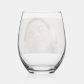 Custom Full Photo Modern  Wijnglas Zonder Voet (Achterkant)