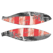 Custom Fullsize Basketball – Red Pulse Abstract  Basketbal (Panelen)