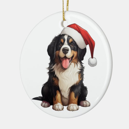 Custom Fun Berner Mountain Dog Keramisch Ornament (Links)