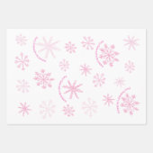 Custom Fun Christmas Doodle Whimsical Inpakpapier Vel (Voorkant 3)