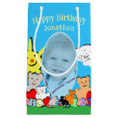 Custom Fun Cute Animals Birthday Klein Cadeauzakje (Voorkant)