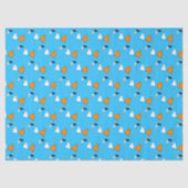 Custom Fun Cute Animals Birthday Tissuepapier (Voorkant)