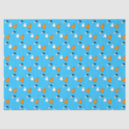 Custom Fun Cute Animals Birthday Tissuepapier