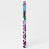 Custom Fun Dragonfly Kleurrijke Moderne Lente Bloe iPhone Hoesje (Rechterkant)