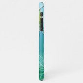 Custom Fun Dragonfly Kleurrijke Moderne Lente Bloe iPhone Hoesje (Linkerkant)