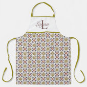 Custom Fun Geometric Print Schort (Voorkant)