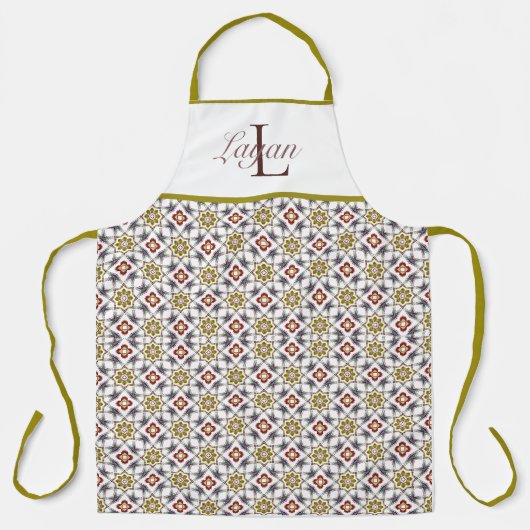 Custom Fun Geometric Print Schort (Voorkant)