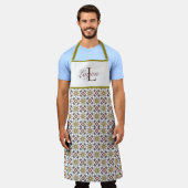 Custom Fun Geometric Print Schort (Gedragen)