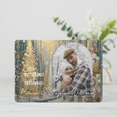 Custom Fun Kleurrijke Abstracte Winter Wonderland  Feestdagenkaart (Staand voorkant)