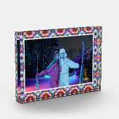 Custom Fun Merry Christmas Dopamine Decor Zusters Fotoblokken (Links)