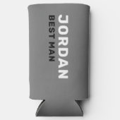 Custom Fun Modern Cool Bachelor Zomerstrandtrip Seltzer Blikjeskoeler (Voorkant)