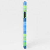 Custom Fun Zomer Kleurrijke Chic Stripes Patroon iPhone Hoesje (Rechterkant)