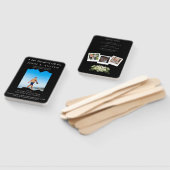 Custom Funeral Fan Remembered with Love  Handwaaier (Niet-gemonteerd)