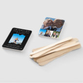 Custom Funeral Fan Remembered with Love  Handwaaier (Niet-gemonteerd)