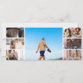 Custom Funeral Invitation Card - Flat Card (Achterkant)