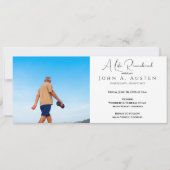 Custom Funeral Invitation Card - Flat Card (Voorkant)