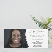 Custom Funeral Invitation Card - Flat Card (Staand voorkant)