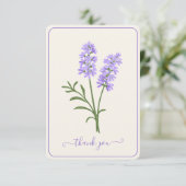 Custom Funeral Thank You Card Bedankkaart (Staand voorkant)