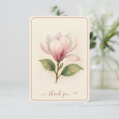Custom Funeral Thank You Card Bedankkaart (Staand voorkant)