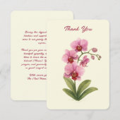 Custom Funeral Thank You Card Bedankkaart (Voorkant / Achterkant)