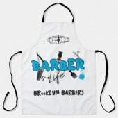 Custom Funky Barber Shop Schort (Voorkant)