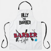 Custom Funky Barber Shop Schort (Voorkant)