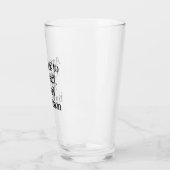 CUSTOM Funny Alcohol Statement Glas (Links)