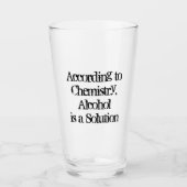CUSTOM Funny Alcohol Statement Glas (Voorkant)