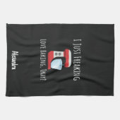 Custom Funny Baking Lover Gifts Baker Chef Humor Theedoek (Horizontaal)