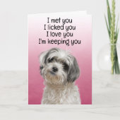 Custom Funny Birthday Kaart Shih Tzu (Voorkant)