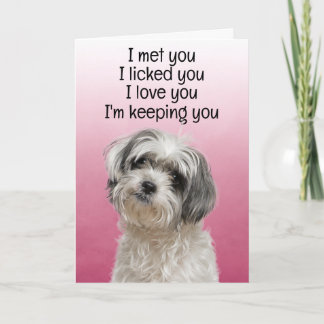 Custom Funny Birthday Kaart Shih Tzu