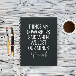 Custom Funny Coworker Journal for Hospital Staff Notitieboek