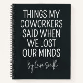 Custom Funny Coworker Journal for Hospital Staff Notitieboek (Voorkant)