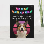 Custom Funny Dog Birthday Kaart (Voorkant)