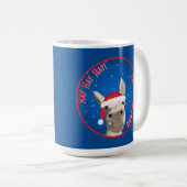 Custom Funny Donkey Santa Pun 2025 Vakantie Koffiemok (Voorkant rechts)