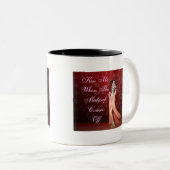 Custom Funny Drag Queen Tweekleurige Koffiemok (Voorkant rechts)