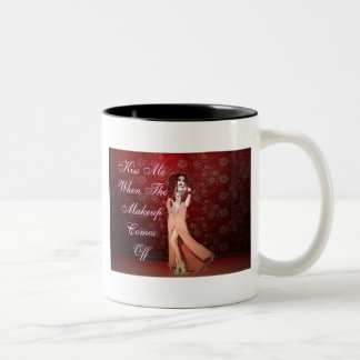 Custom Funny Drag Queen Tweekleurige Koffiemok