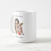 Custom Funny Face Photo Coffee Mug Koffiemok (Voorkant links)