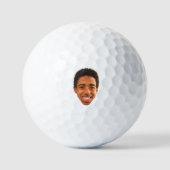Custom Funny Face uitgesneden foto Kinder Golfballen (Voorkant)