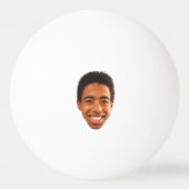 Custom Funny Face uitgesneden foto Kinder Pingpongbal (Voorkant)