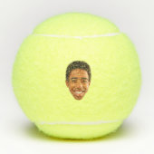 Custom Funny Face uitgesneden foto Kinder Tennisballen (Voorkant)