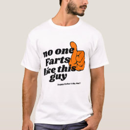 Custom Funny Fart Dad Design Shirt, Vaderdag T-shirt