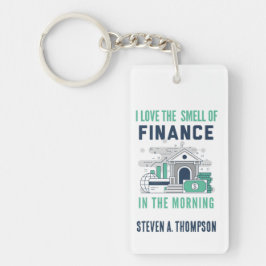 Custom Funny Finance Magnet Sleutelhanger