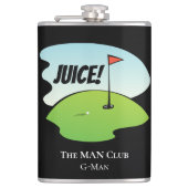 Custom Funny Golf Juice Birdy Celebration Modern Heupfles (Voorkant)