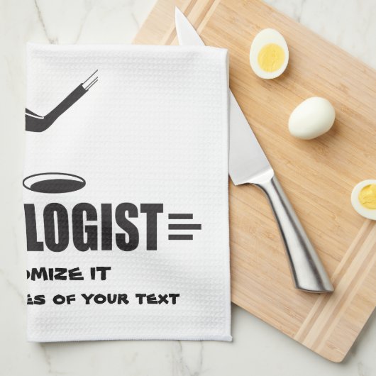 Custom Funny Golf Theedoek (Quarter Fold)