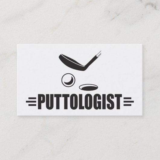 Custom Funny Golf Visitekaartje (Voorkant)