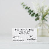 Custom Funny Golf Visitekaartje (Staand voorkant)