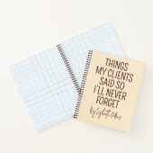 Custom Funny Graduation Journal Gift for Lawyers Notitieboek (Binnen)