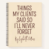 Custom Funny Graduation Journal Gift for Lawyers Notitieboek (Voorkant)